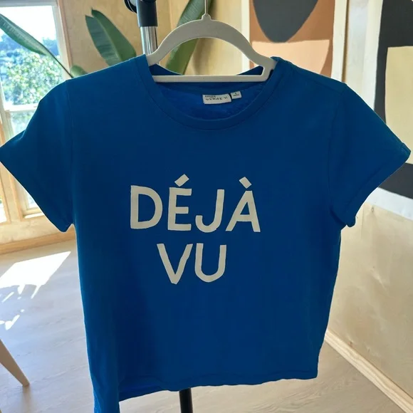 Blue Déjà Vu Clare V. T Shirt - Picture 4 of 6